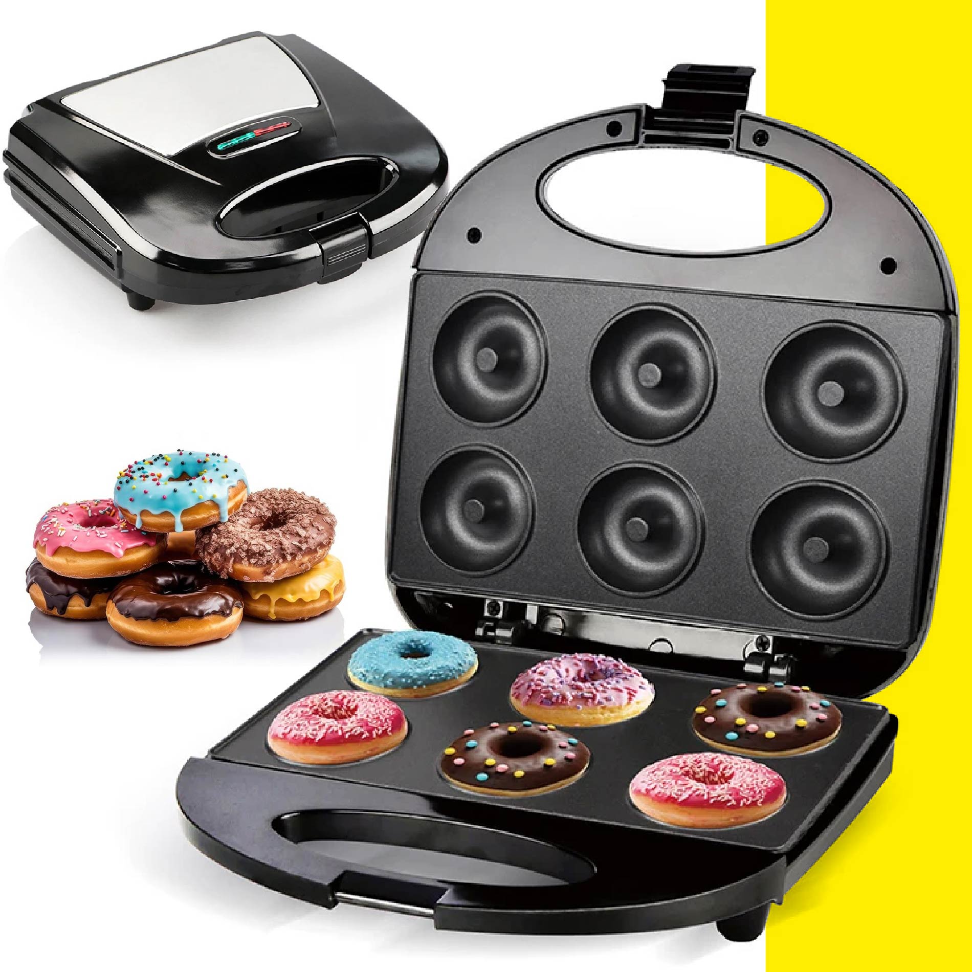 Miniatura 2 de Máquina De Mini Donas X6 Antiadherente